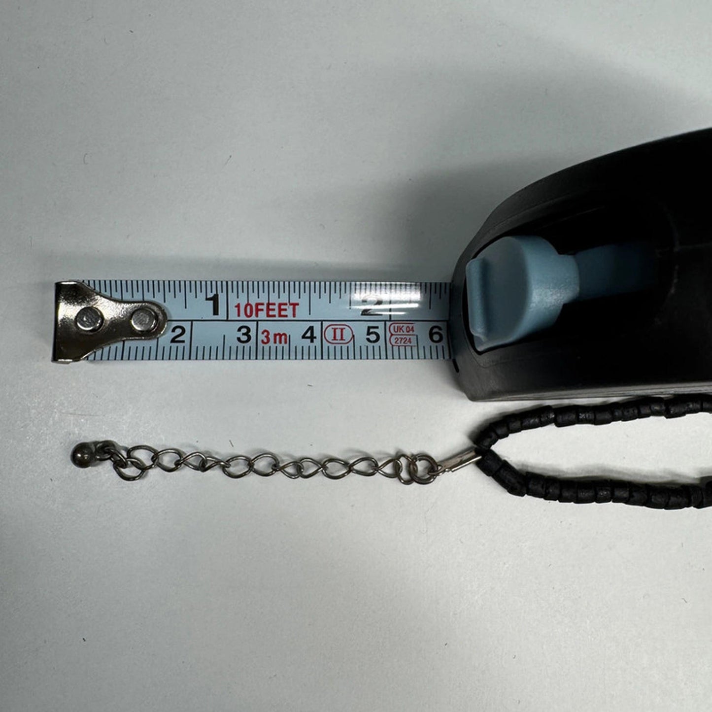 Vintage black and green glass necklace