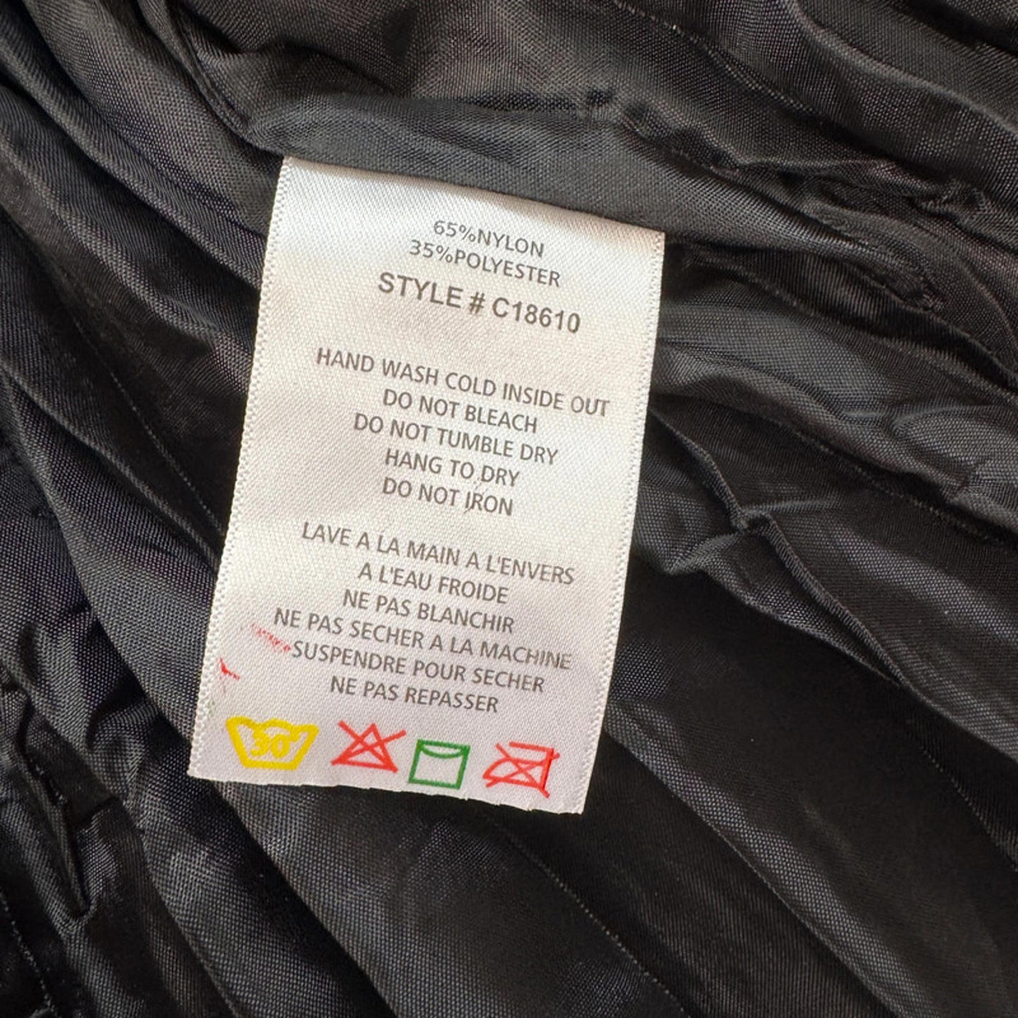 Vintage grey metallic blazer with floral print and crinkled fabric