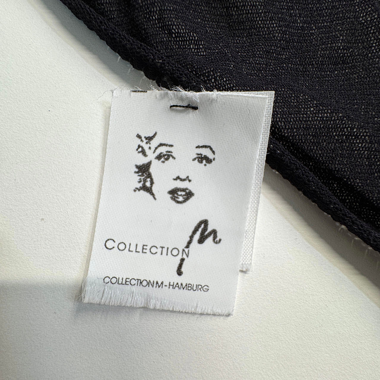 Reversible black white mesh bodysuit