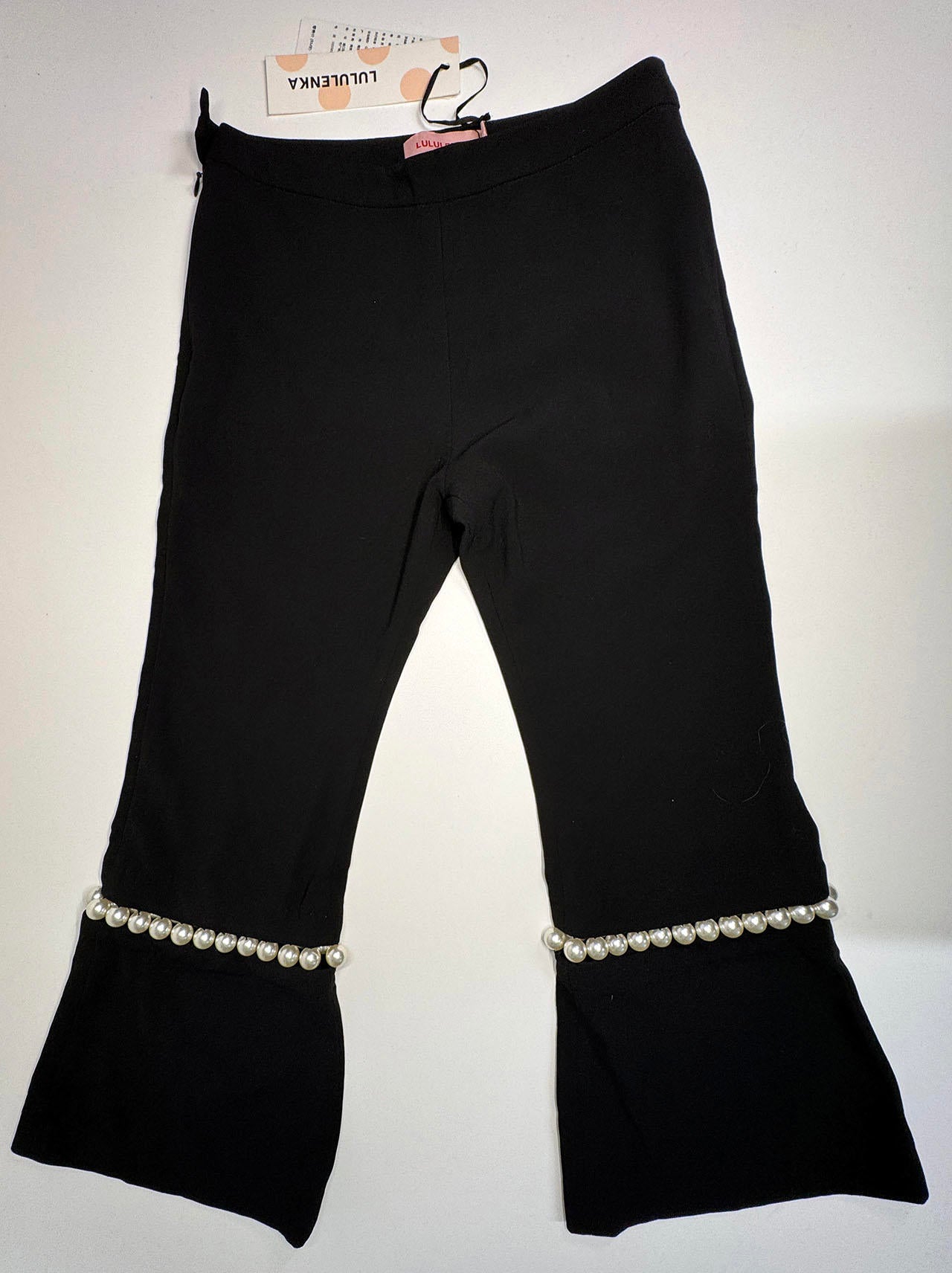 Lululenka NWWT XXXS black pearl trousers