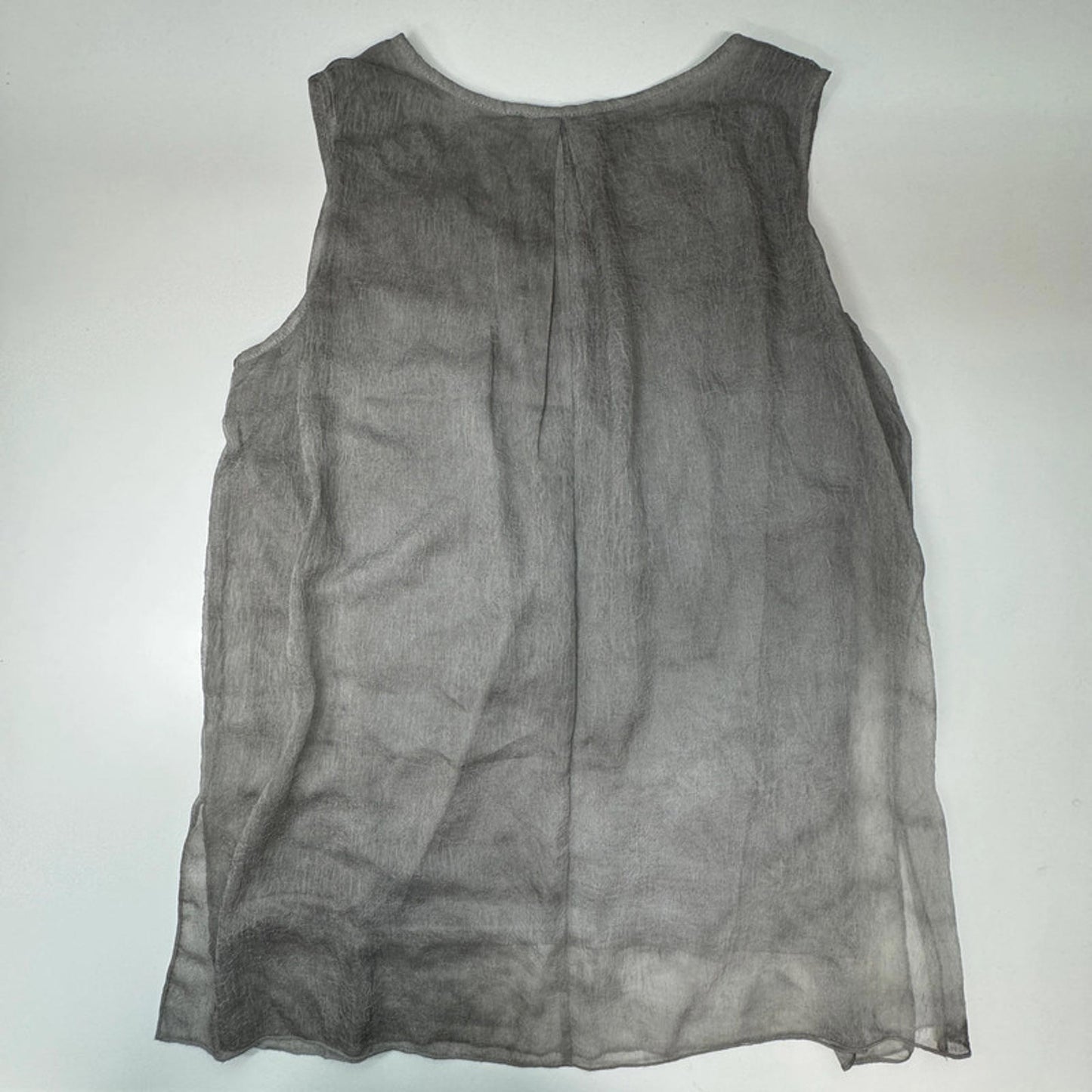Picadilly grey sleeveless round neck top