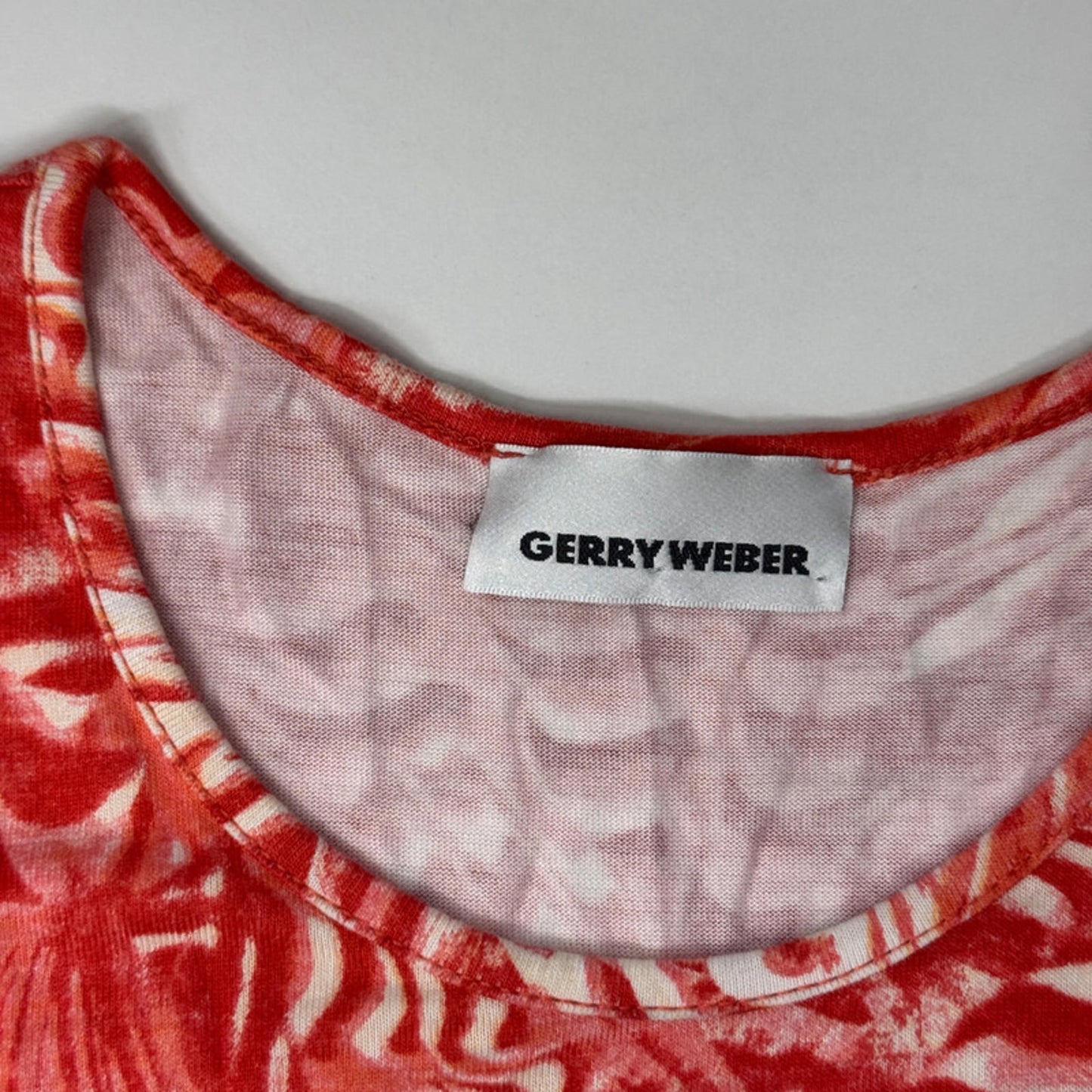 Gerry Weber swirl red pattern t-shirt