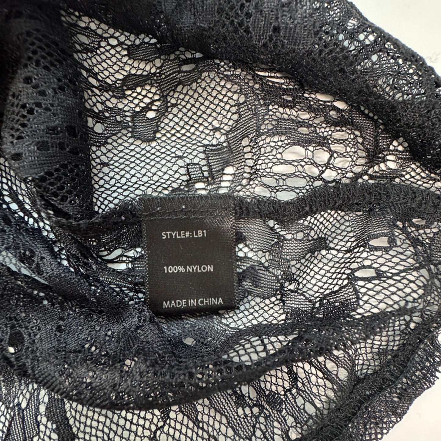 Blak Atelier black lace sheer Lover tshirt S