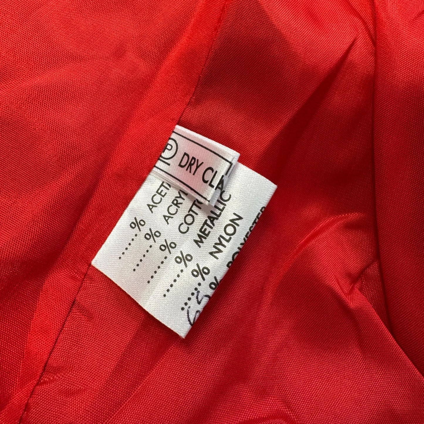 Vintage Susan Gillis-Browne Red Black Patterned Jacket