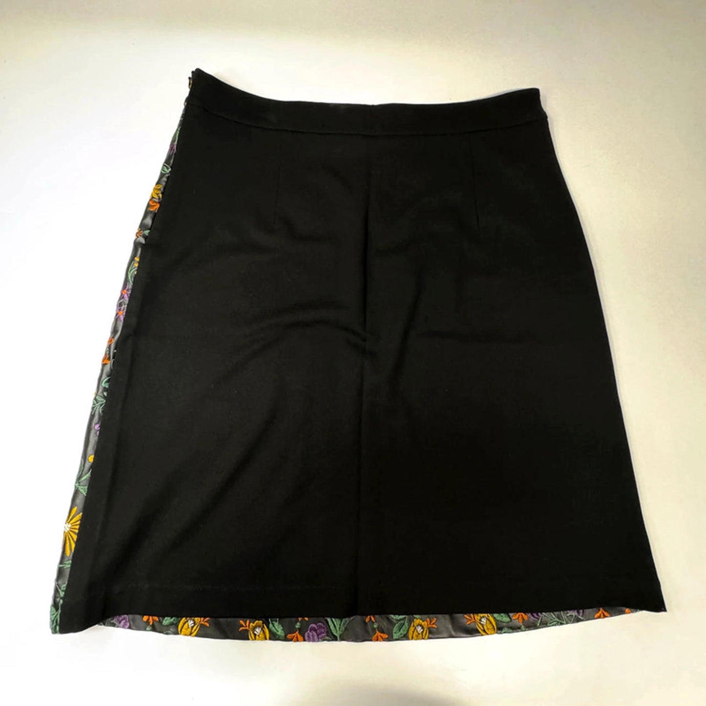 Suzanne Nilsson black faux leather pencil skirt