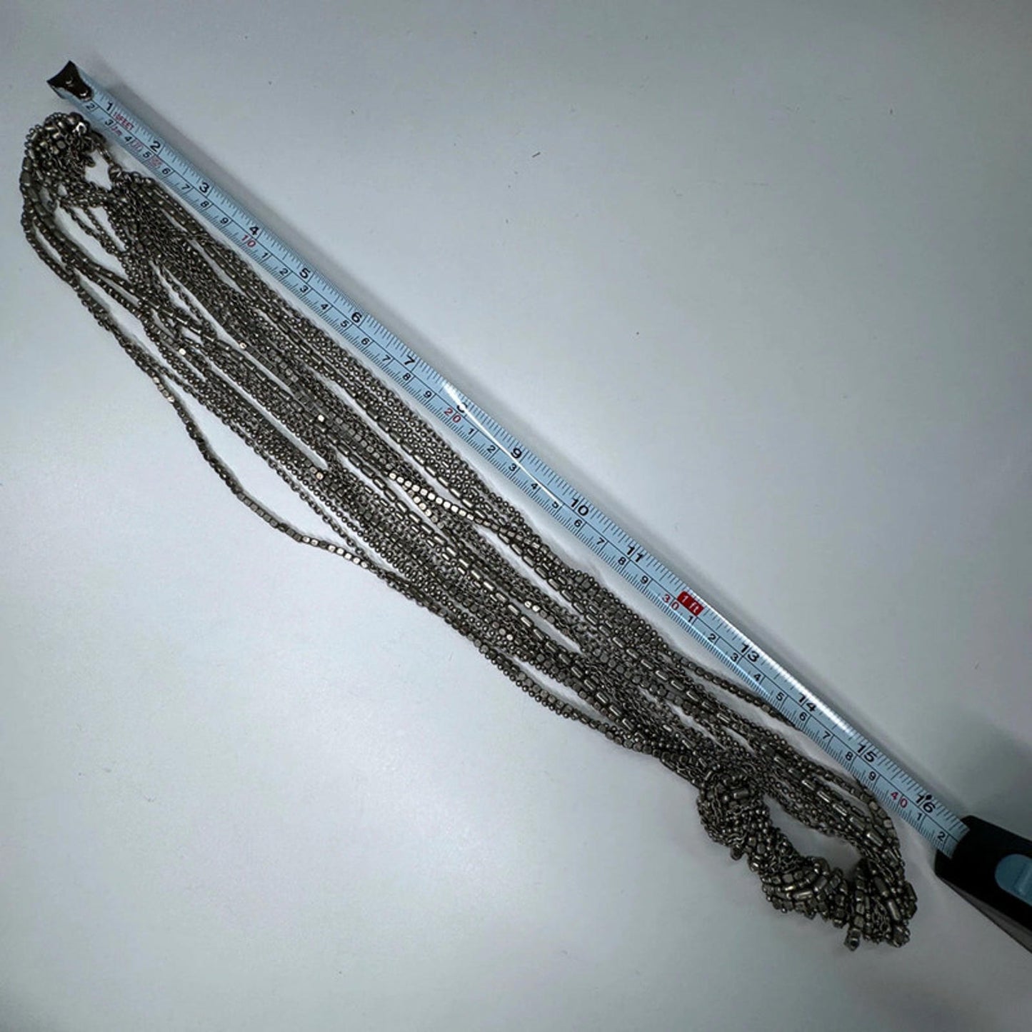 Vintage long multi-strand necklace