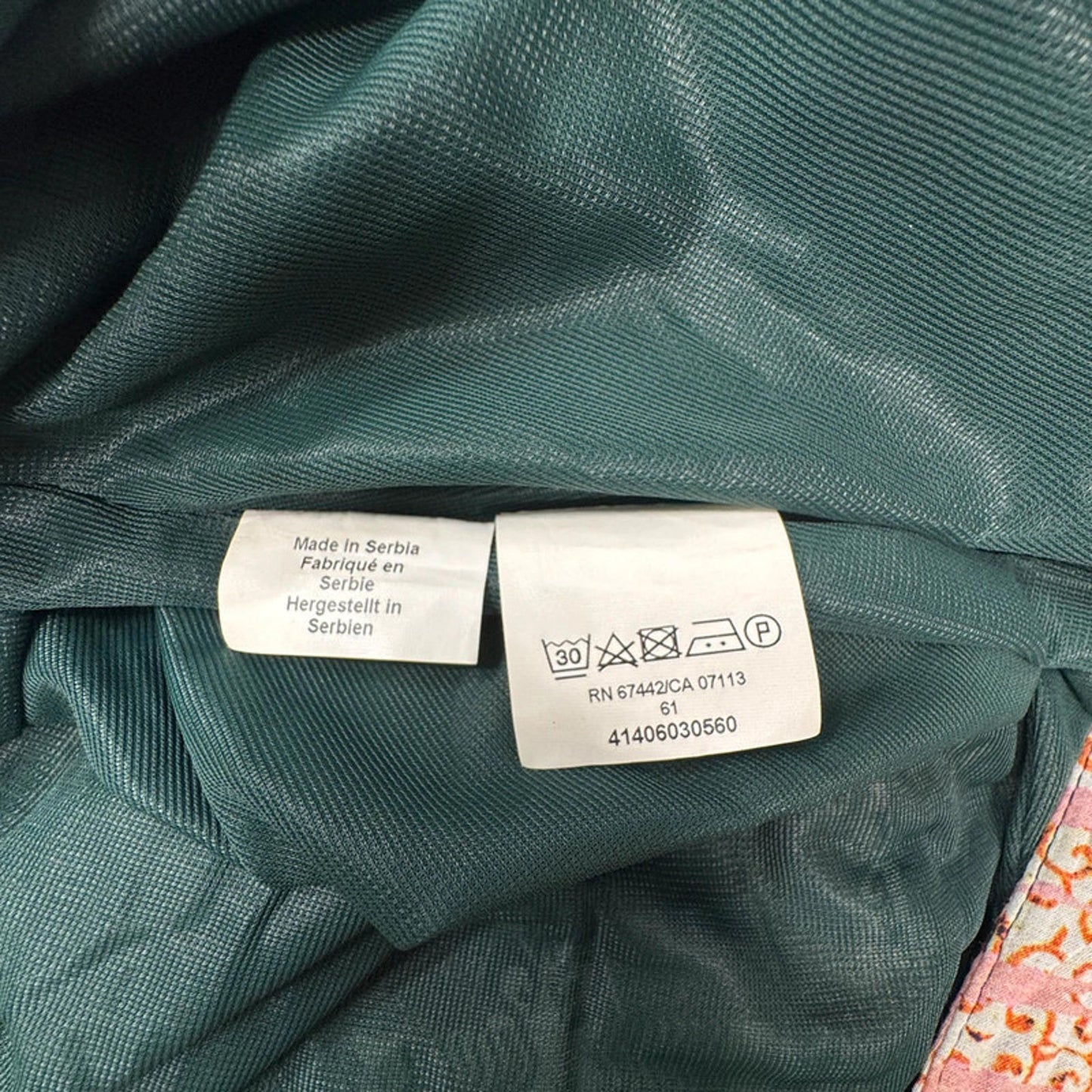 Vintage patchwork print colourful skirt