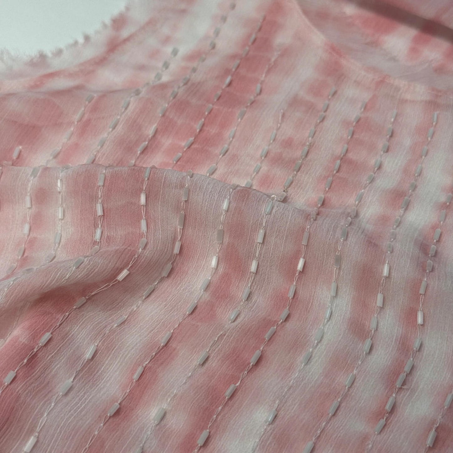 Abercrombie & Fitch sheer pink sleeveless vest