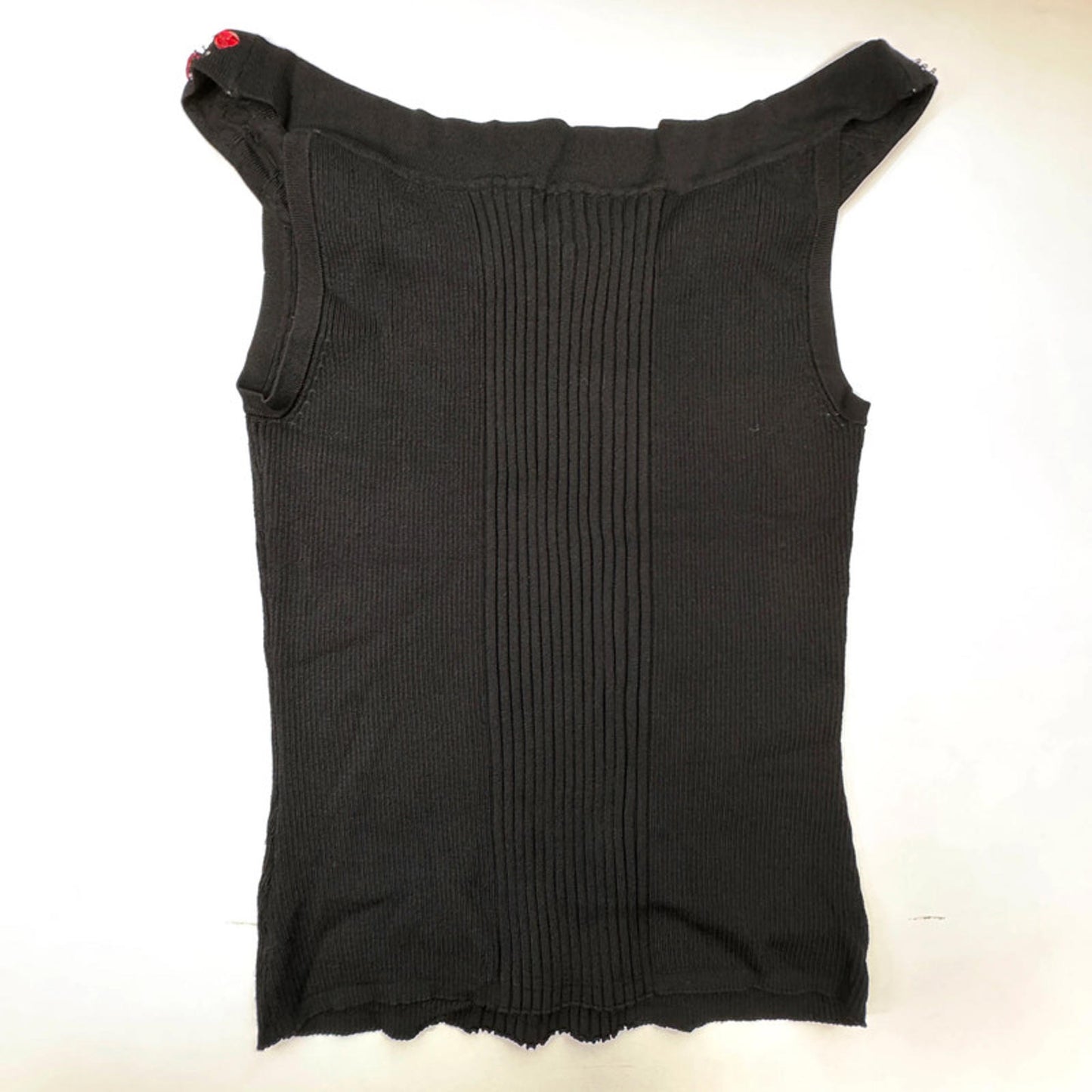 Caché black colorful bejewelled top