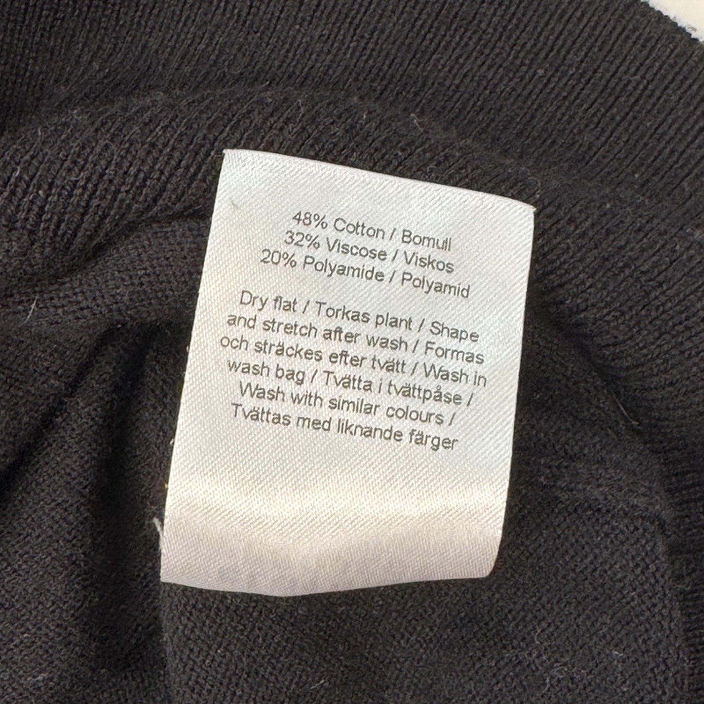 Visual Clothing Project black pearl embroidered jumper, S