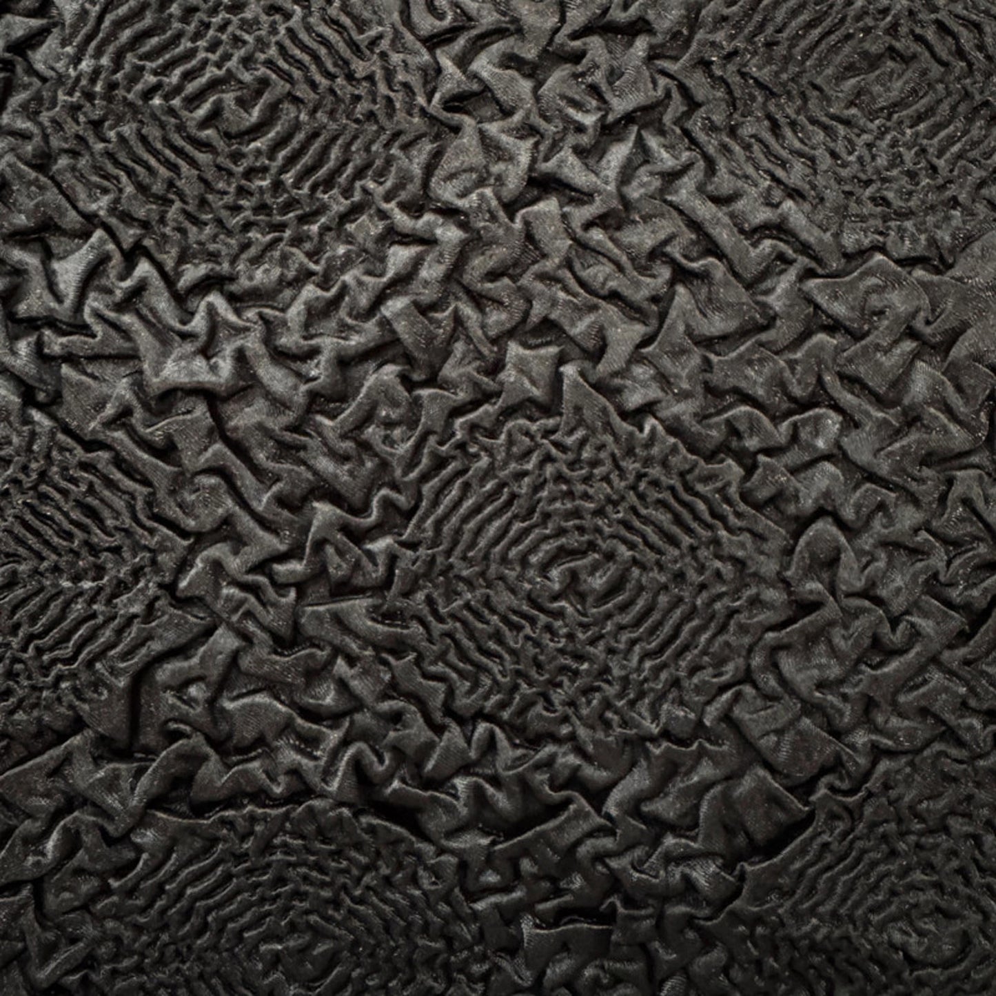 Rafael vintage black crinkle top, L