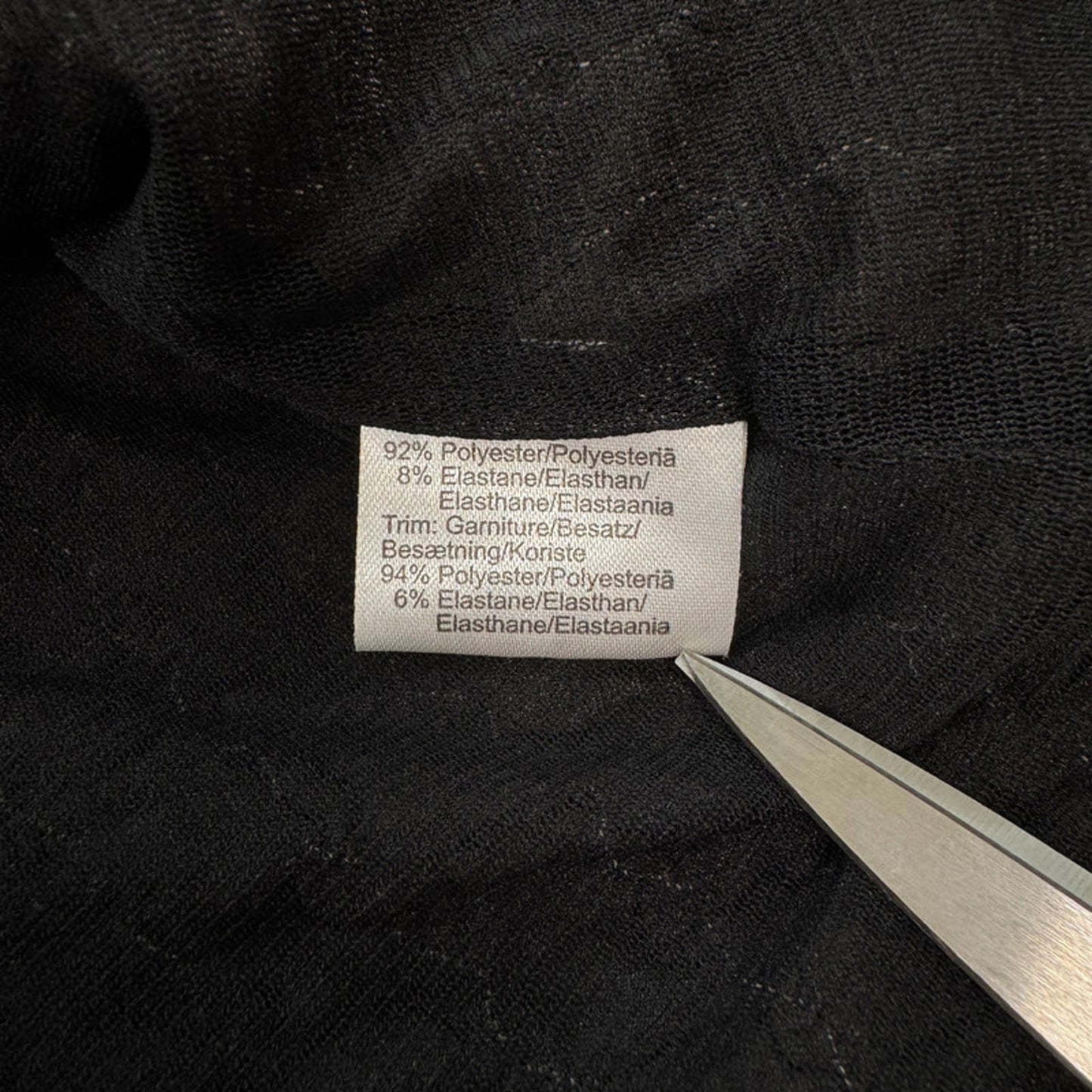 Tia brown round neck crinkle blazer, M