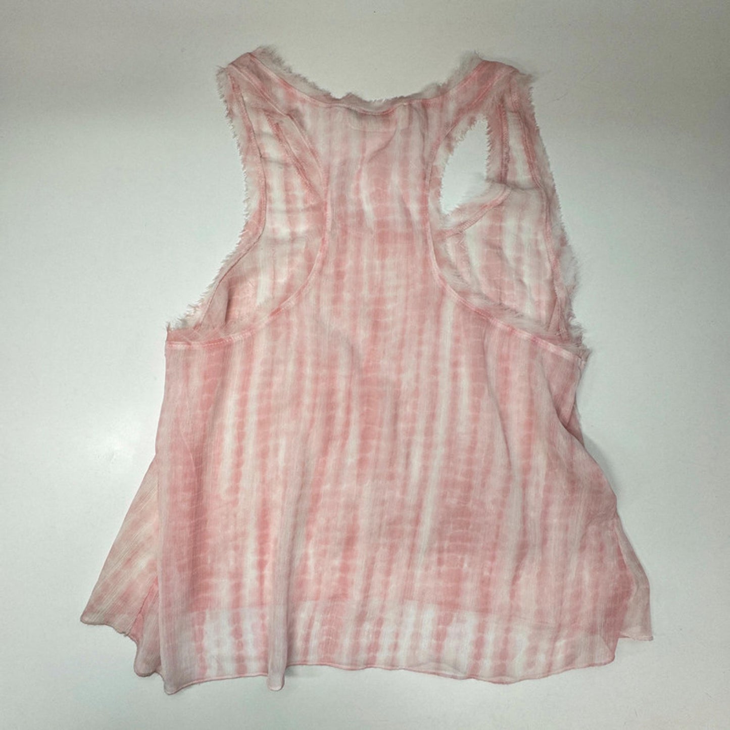 Abercrombie & Fitch sheer pink sleeveless vest